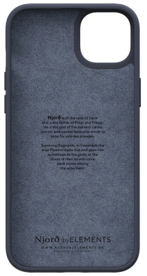 Njord Genuine Leather Case iPhone 14 Plus, Black