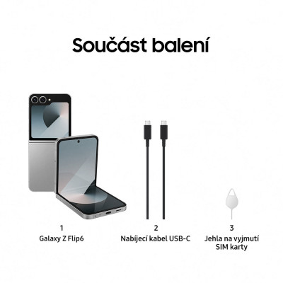 Samsung Galaxy Z Flip6 5G 512GB Silver