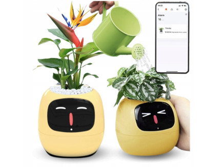 Inteligentní květináč PLANTSIO IVY žlutý