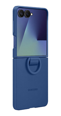 Samsung Ring Case Silicone Galaxy Z Flip7, Blue