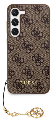 Guess Charms Hard Case 4G Samsung S23+, Brown