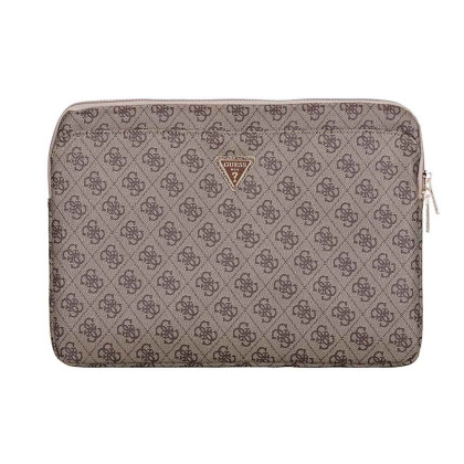 Guess PU 4G Triangle Logo obal Notebook 14", Brown
