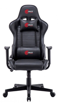 Sinox SXGC200 herní židle černá/červené prošití