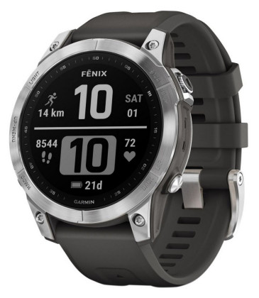 Garmin fenix 7 Glass,Silver/Graphite SB