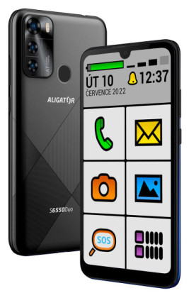 Aligator S6550 Duo SENIOR 128GB Black