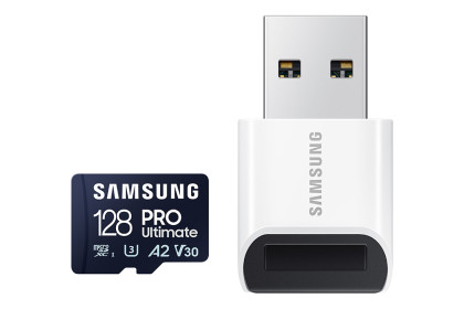 Samsung micro SDXC 128GB PRO Ultimate + USB adapté