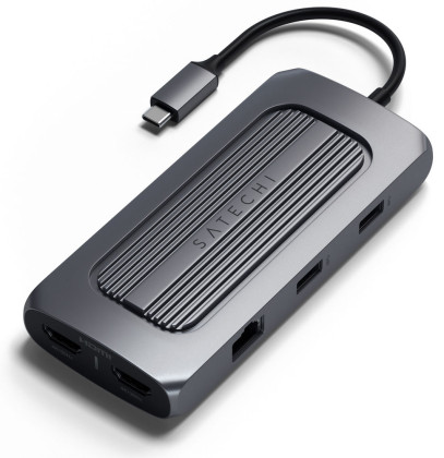 Satechi USB-C Multimedia MX Adaptér - Space Grey