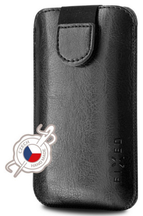 FIXED Soft Slim pouzdro se zavíráním 4XL+, Black