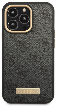 Guess PU 4G MagSafe Case iPhone 14 Pro, Black