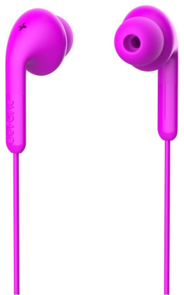 Drátová sluchátka Defunc BASIC music - pink