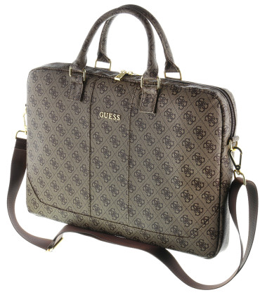 Guess 4G UpTown Computer Bag do velikosti15",Brown