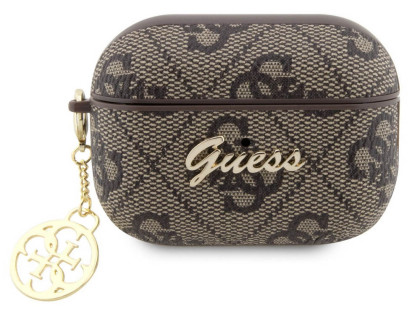 Guess 4G Script Charms PC/PU Airpods Pro 2, Brown