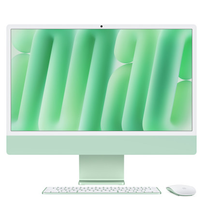 iMac 24" 4.5K, M4 10-CPU/10-GPU/16GB/256GB/Green