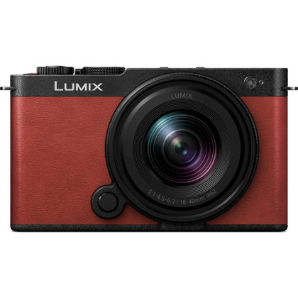 Panasonic LUMIX S9 red + Lumix 18-40mm f/4.5-6.3