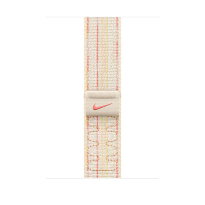 Apple 46mm Nike Sport Loop Starlight/Pink