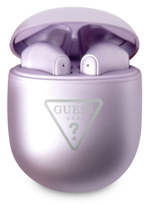 Guess True Wireless Triangle Logo Stereo, Purple