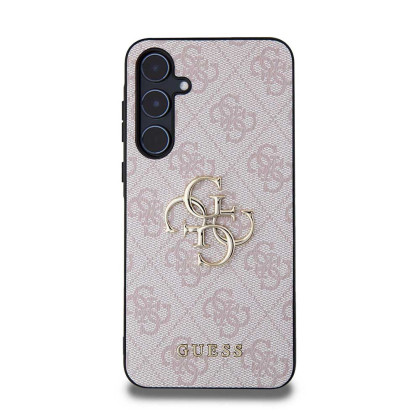 Guess PU 4G Metal Logo Samsung Galaxy A55 5G, Pink