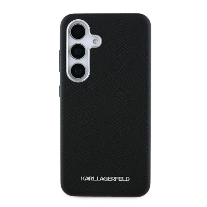 Karl Lagerfeld Saffiano MagSafe Galaxy S25, Black