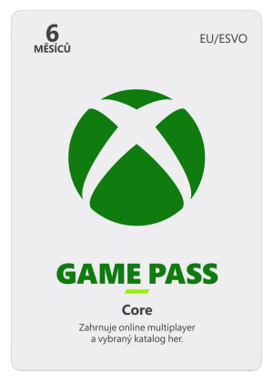 Microsoft Xbox Game Pass Core - 6 měsíců