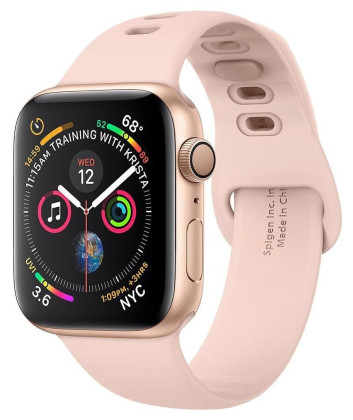 SPIGEN Silicone Fit Apple Watch 38/40/41mm, Rose