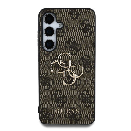 Guess PU 4G Metal Logo Galaxy S25, Brown