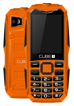 CUBE1 X100 odolný tlačítkový telefon - Orange