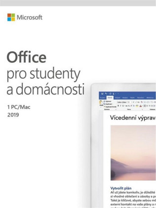 Office 2019 pro studenty a domácnosti CZ