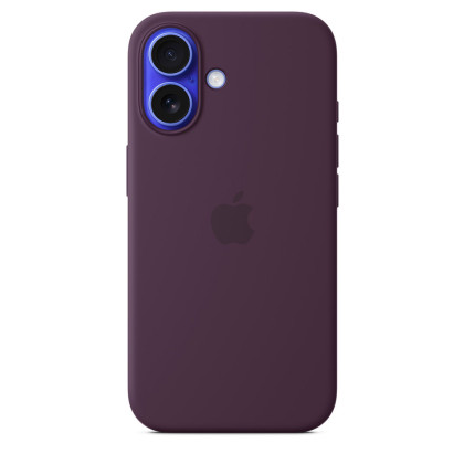 iPhone 16 Silicone Case MagSafe Plum