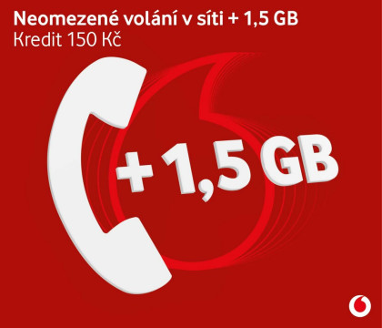 Vodafone SIM karta na volání