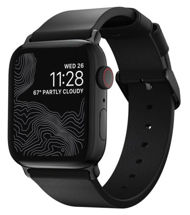 Nomad Modern Strap Slim Black 41mm, Black
