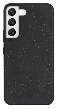 MUVIT Bambootek BIO kryt Galaxy S22, Black