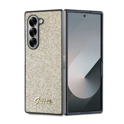 Guess PC/TPU Glitter Flakes Galaxy Z Fold6, Gold