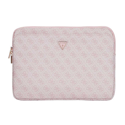 Guess PU 4G Triangle Logo obal Notebook 14", Pink