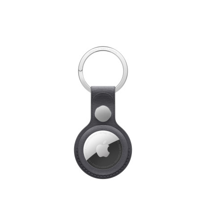 AirTag FineWoven Key Ring Black