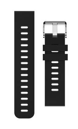 Aligator Watch Straps 20 silikonový řemínek, Black