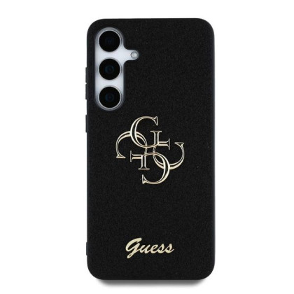 Guess PU Glitter 4G Metal Logo Galaxy S25, Black