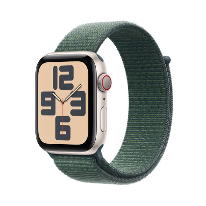 Apple Watch SE Cell 44mm 2024 Starlight,Gree Sport