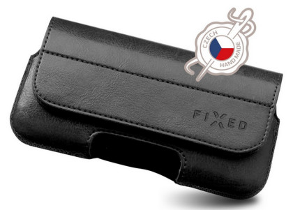 Fixed Sarif se zavíráním, PU kůže, 4XL+, černé