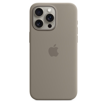 iPhone 15 Pro Max Silicone Case MagSafe Clay
