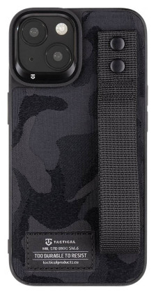 Tactical Camo Troop kryt iPhone 14, Black