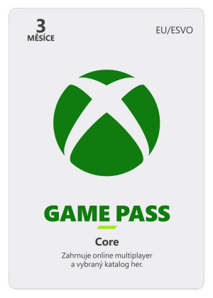 Microsoft Xbox Game Pass Core - 3 měsíce