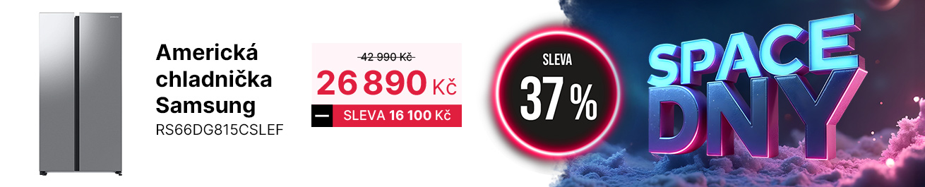 SPACE DNY americká lednička Banner kategorie