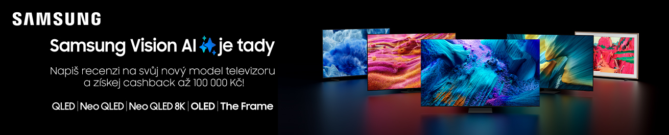 Nové Samsung TV 2025 Banner kategorie