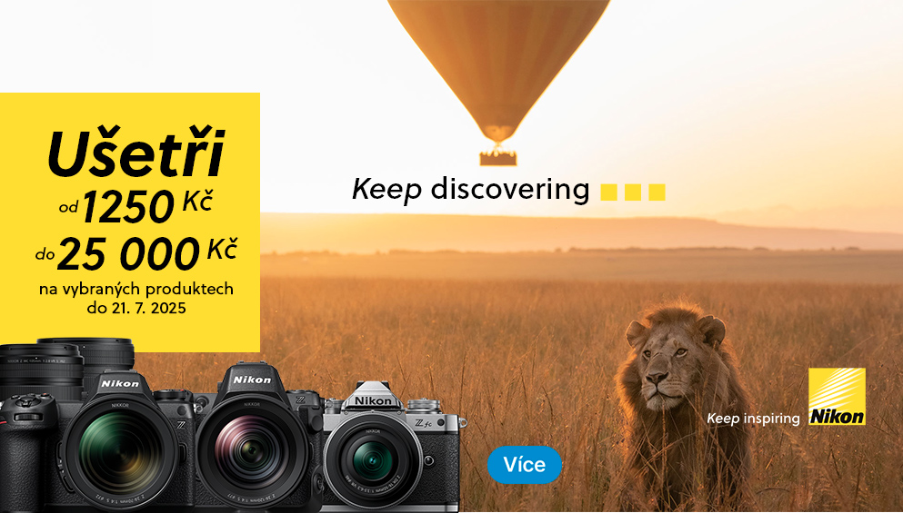 Ušetři s Nikonem promo HP slider