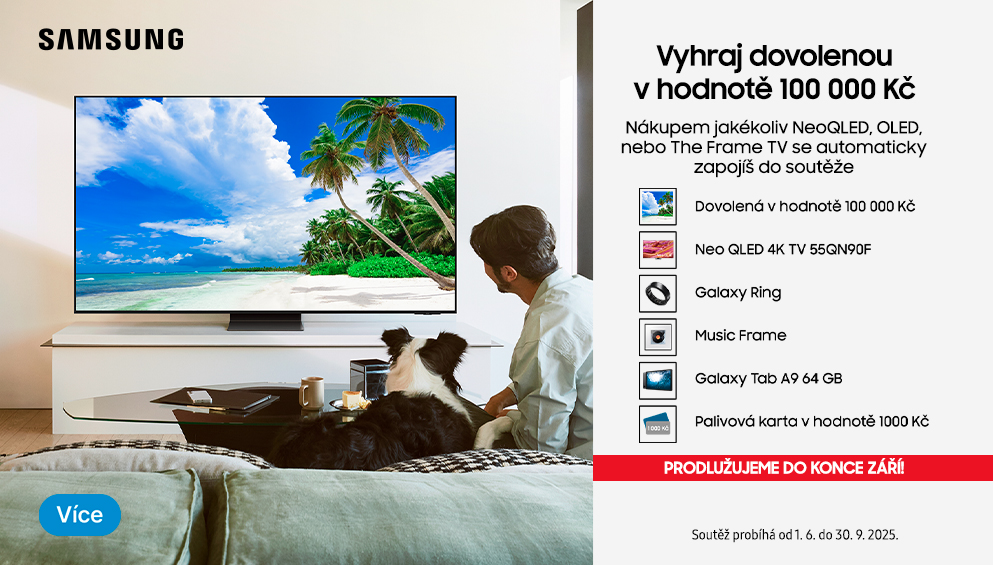 Soutěž se Samsung TV banner HP slider
