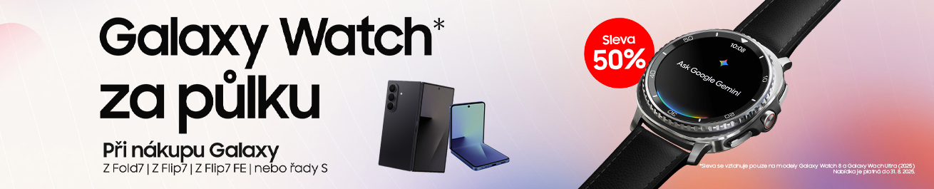 Galaxy Watch za půlku Banner kategorie