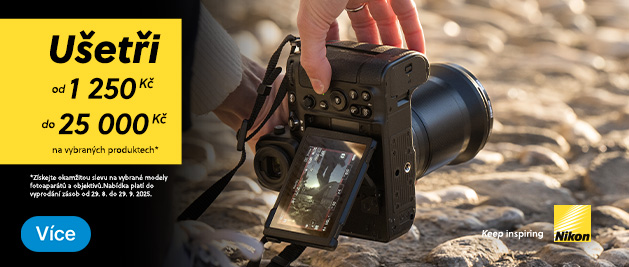Nikon Off Peak promo Banner malý