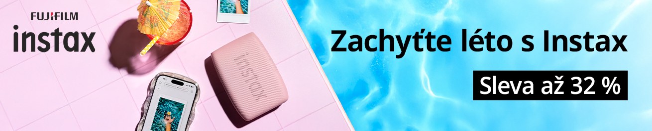 Instax na léto výhodněji Banner kategorie