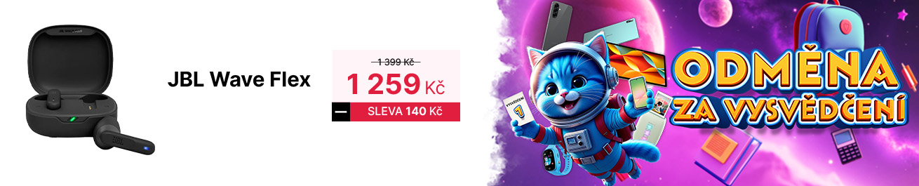 Odměna za vysvědčení JBL Wave Banner kategorie