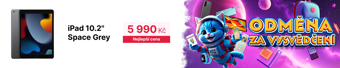 Odměna za vysvědčení iPad Banner kategorie
